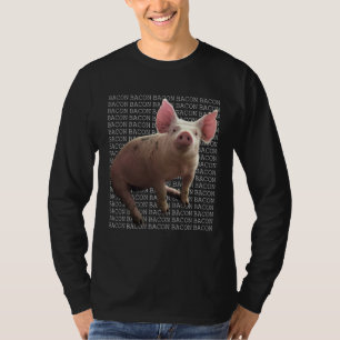 BACON BACON BACON Cute and Pig Bacon T-Shirt