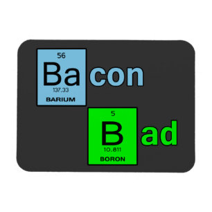 Bacon Bad Magnet