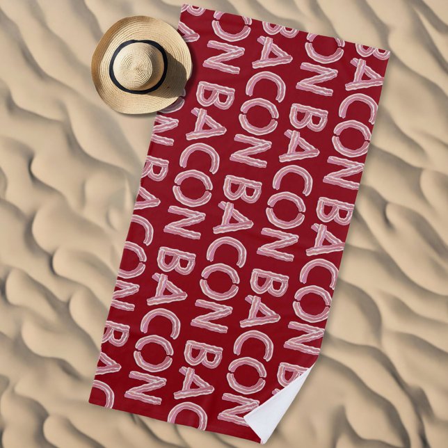Bacon Beach Towel (Creator Uploaded)