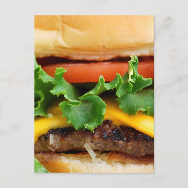 Bacon Cheeseburger Postcard (Front)