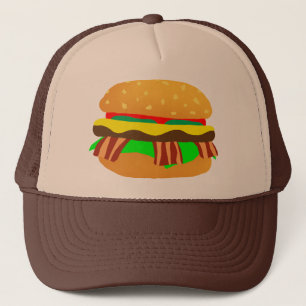 Bacon Cheeseburger Trucker Hat
