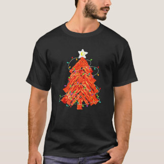 Bacon Christmas Tree Egg Top Funny Pork Lover Xmas