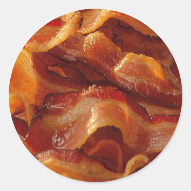 Bacon Classic Round Sticker (Front)