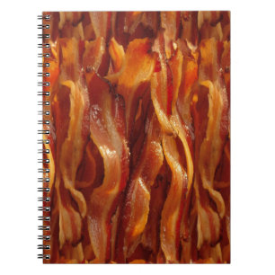 Bacon Fields Forever Decor Spiral Notebook