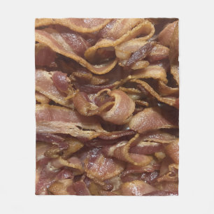 Bacon Fleece Blanket