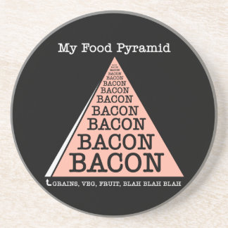 Bacon Food Pyramid Coaster
