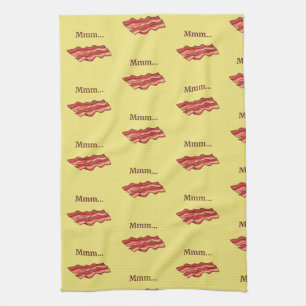 Bacon Funny Tea Towel