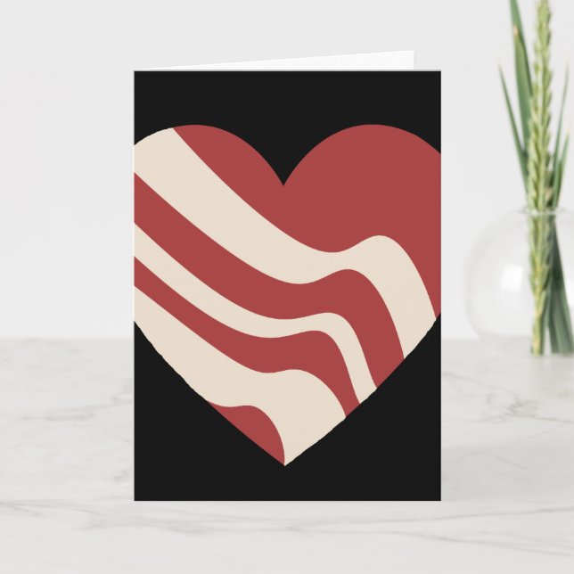 Bacon Heart Card (Front)