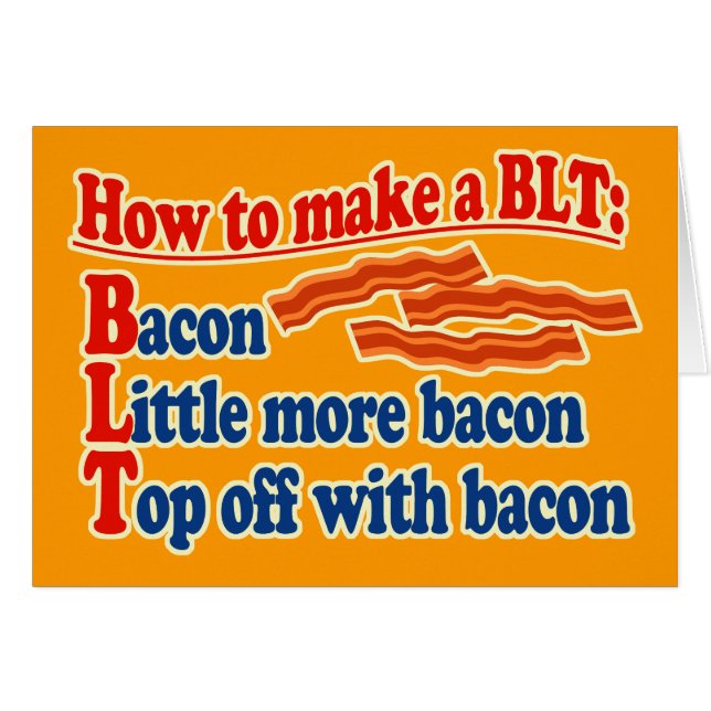 Bacon How to Make a BLT Sandwich (Front Horizontal)