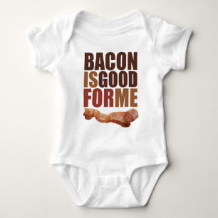 Bacon is Good for Me Baby Bodysuit