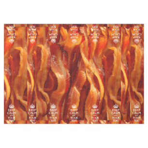 Bacon Keep Calm And Have Your Text Tablecloth