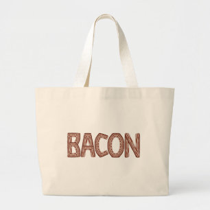 Bacon Large Tote Bag