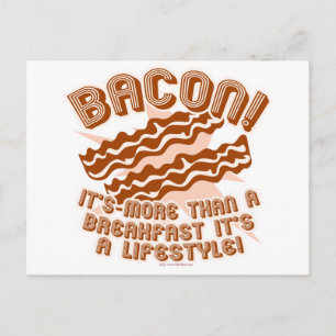 Bacon Lifestyle Postcard