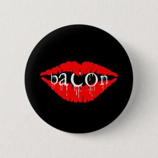 Bacon Lips 6 Cm Round Badge