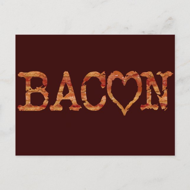 Bacon LOVE Postcard (Front)