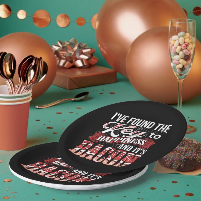 Bacon Lover Gift   Paper Plate (Multi)