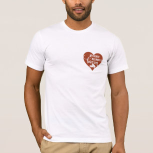 Bacon Lover Heart Belongs To Bacon Funny Tee