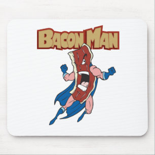 Bacon Man Mouse Pad