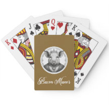 Bacon Manor Playing Cards