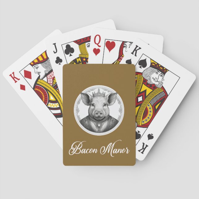 Bacon Manor Playing Cards (Back)