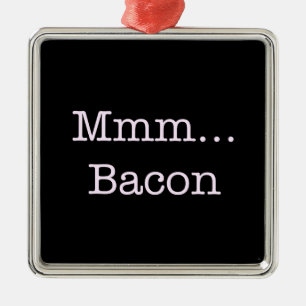 Bacon Mmm Metal Tree Decoration