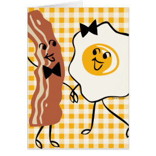 Bacon 'N Egg Lover Card