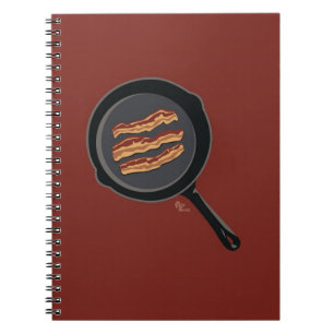 Bacon Notepad Spiral Notebook