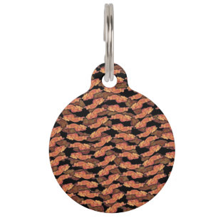 Bacon Pattern Pet Tag