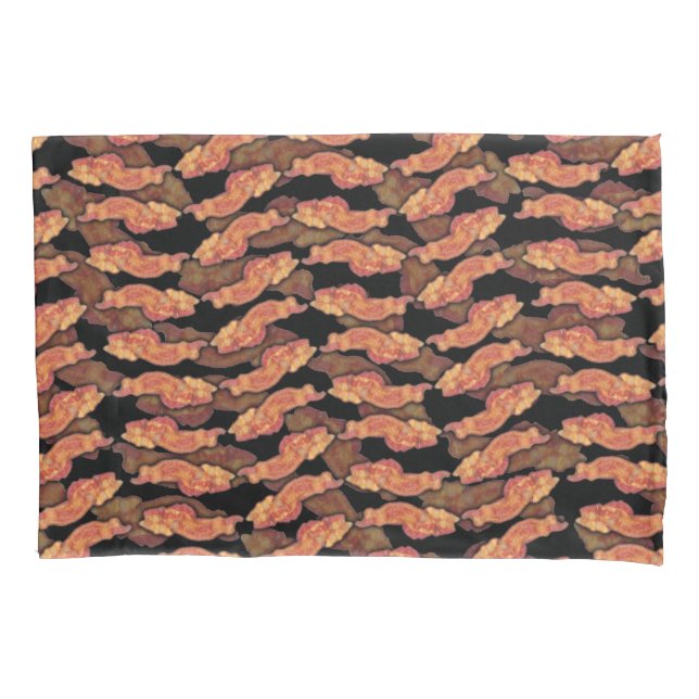 Bacon Pattern Pillowcase (Front)