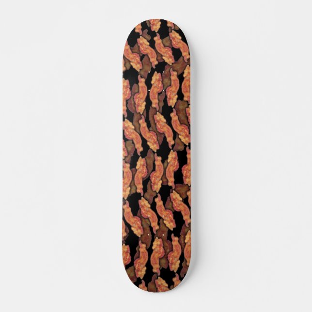 Bacon Pattern Skateboard (Front)