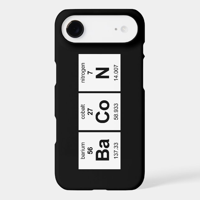 BaCoN Periodic Table Case-Mate Samsung Galaxy Case (Back)