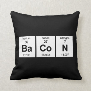 BaCoN Periodic Table Cushion