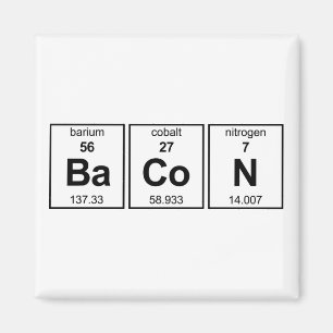 BaCoN Periodic Table Magnet