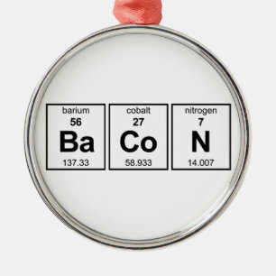 BaCoN Periodic Table Metal Tree Decoration