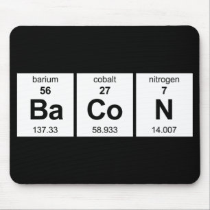 BaCoN Periodic Table Mouse Pad