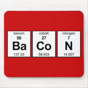 BaCoN Periodic Table Mouse Pad