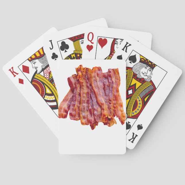 bacon playing cards (Back)