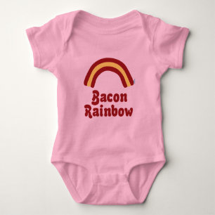 Bacon Rainbow Baby Clothes Bodysuit