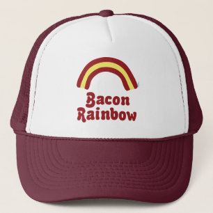 Bacon Rainbow Trucker Hat