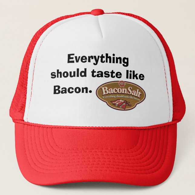 Bacon Salt Hat - Logo / Everything should taste li (Front)
