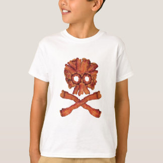 Bacon Skull and Crossbones T-Shirt