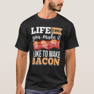 Bacon Strips Meat Food  I like to make Bacon T-Shirt