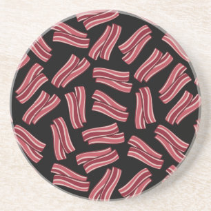 Bacon Strips Pattern Coaster