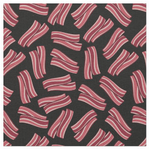 Bacon Strips Pattern Fabric