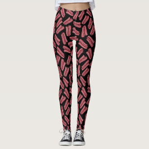 Bacon Strips Pattern Leggings