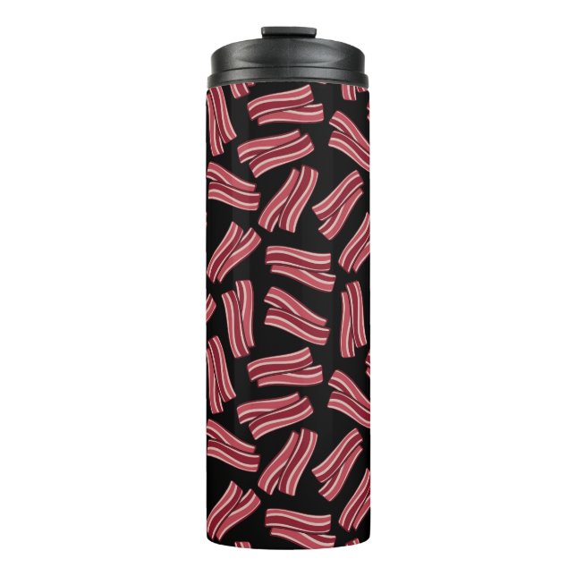 Bacon Strips Pattern Thermal Tumbler (Front)