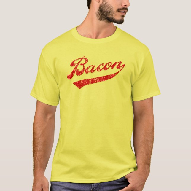 Bacon (swoosh) T-Shirt (Front)