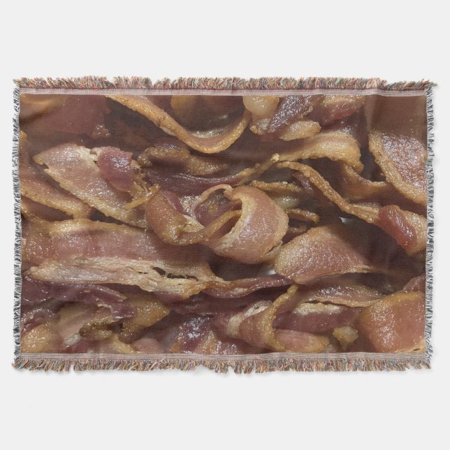 Bacon Throw Blanket (Front)