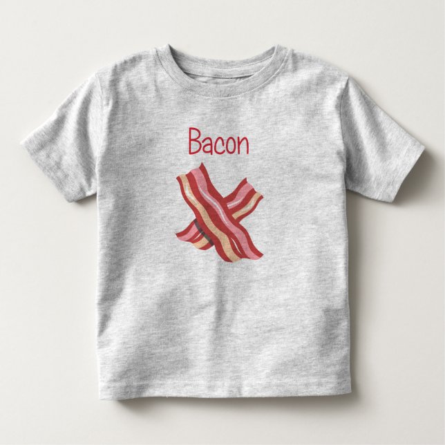 Bacon Toddler T-Shirt (Front)