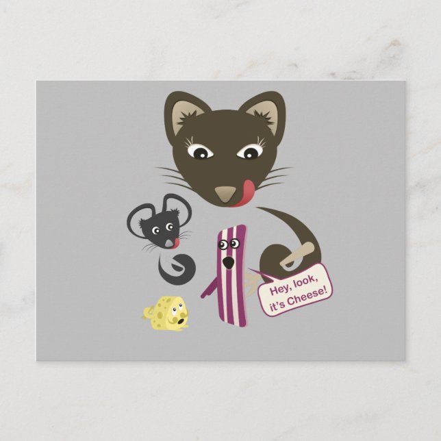 Bacon Unites Friends and Foes Postcard (Front)